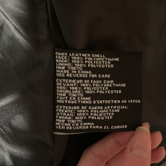 Michael Kors Leather Moro Jacket - Picture 4 of 4